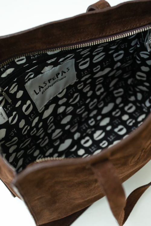 CARTERA DE CUERO LIMA GAMUZON