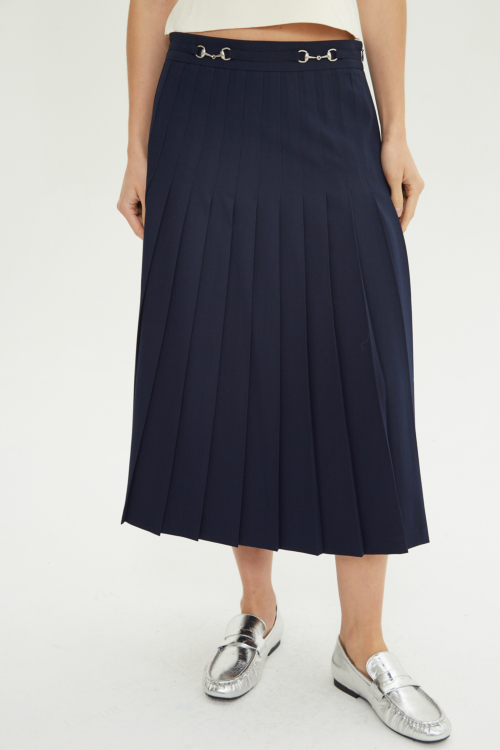 FALDA MIDI PLISADA PORTIA