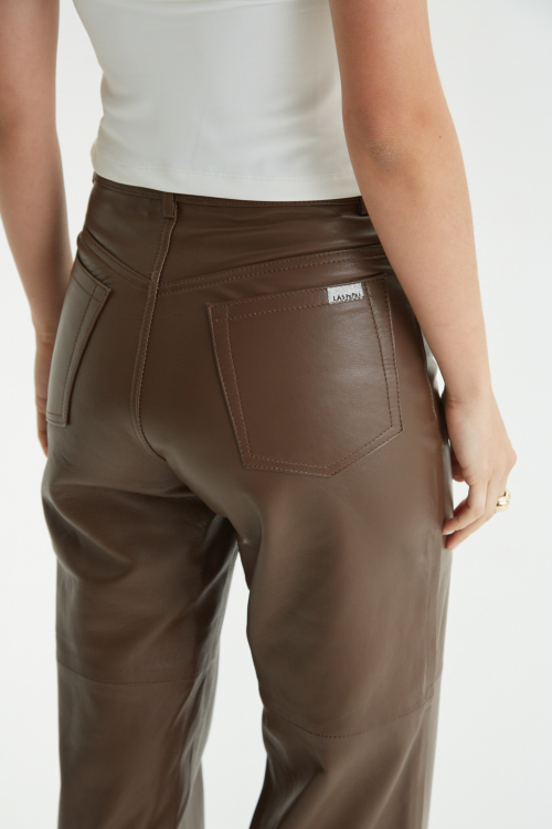 PANTALON DE CUERO LUNA / OVINO ITALIANO