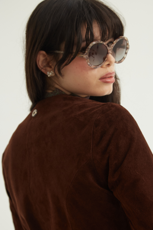 CAMPERA DE CUERO MARION GAMUZON