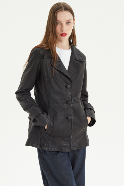 SACO DE CUERO HUNTER // OVINO