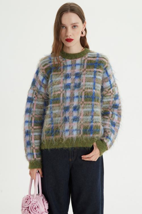 SWEATER TEJIDO CELINE CHECK