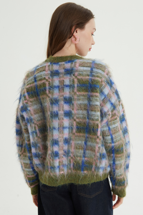 SWEATER TEJIDO CELINE CHECK