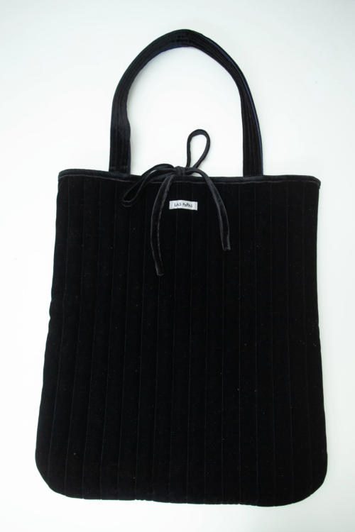 TOTE BAG VELVET REVERSIBLE YORK